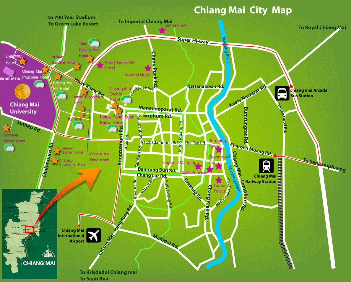 บริการรับส่งฟรี รถเช่าเชียงใหม่